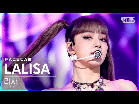 [페이스캠4K] 리사 'LALISA' (LISA FaceCam)│@SBS Inkigayo_2021.09.26.
