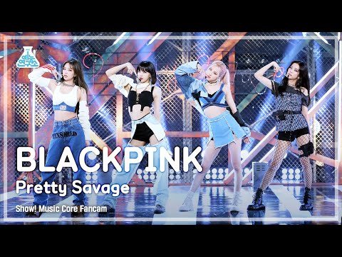 (ENGsub)[예능연구소 4K] 블랙핑크 직캠 'Pretty Savage' (BLACKPINK FanCam) @Show!MusicCore 201010